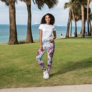 Women Activewear Evolution And Creation Leggings Boho Elephant Pattern Pants